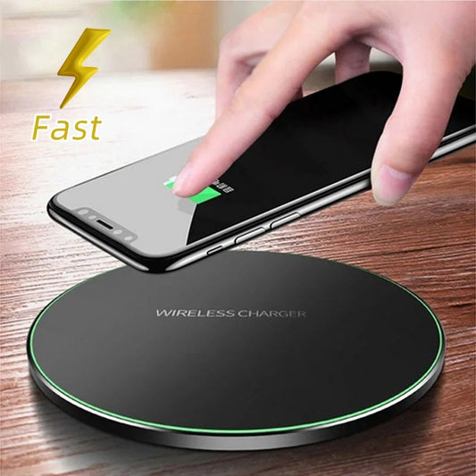 Wireless Charger For I-Phone Fast Wireless Charging Pad For Sam-sung High Speed null