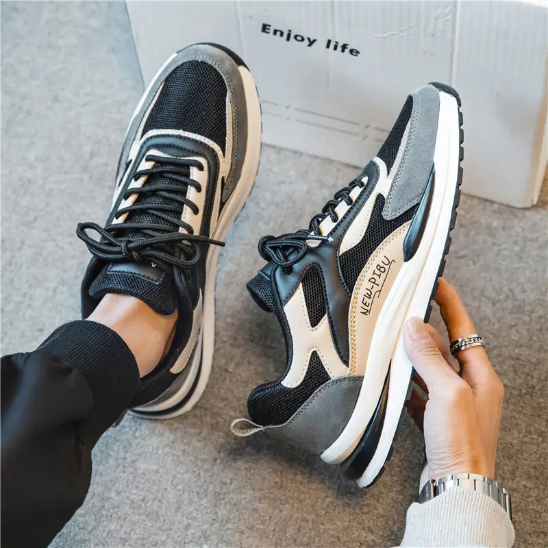 Men’s Fleece Sports Casual Cotton Shoes