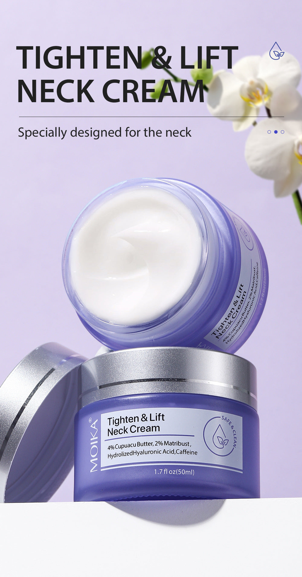 Neck Wrinkle Removal Cream Tightening Firming Fade Fine Lines Anti-Aging Necklines Lifting Shaping Beauty Neck Cream null