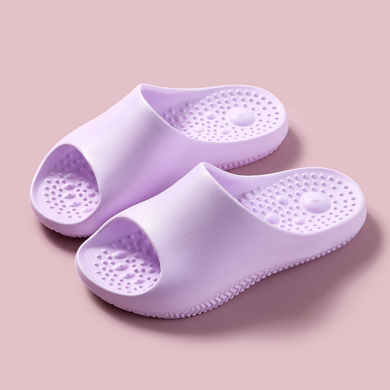 Anti-slip Home Slippers With Massage Sole Design Comfortable Non-slip House Shoes null