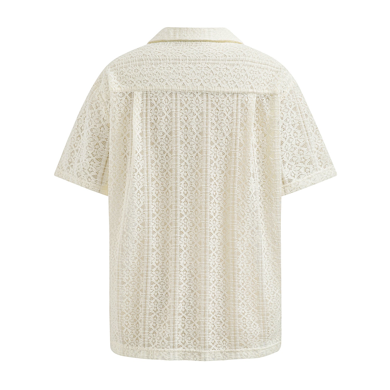 American Summer Beach Landscape Printing Ruffle Handsome Stylish Flow Loose Casual And Comfortable T-shirt