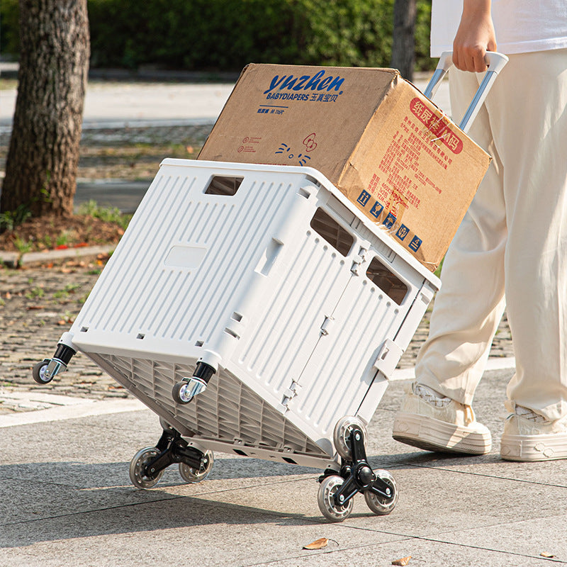 Household Portable Folding Supermarket Trolley null