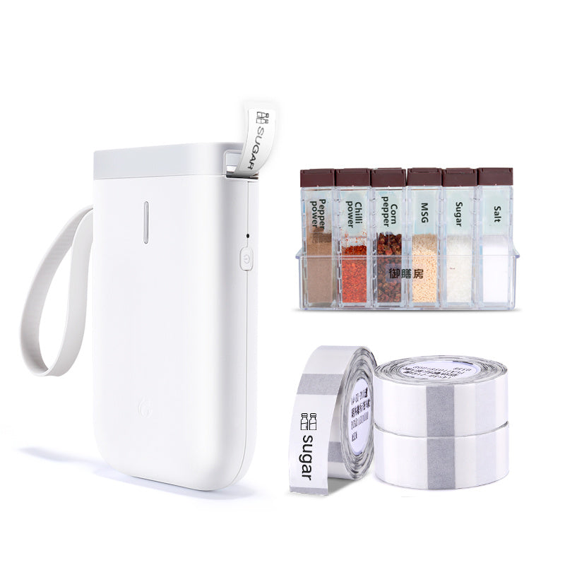 D11 Label Printer Bluetooth-compatible Household Non Drying Label Machine Fast Printing Home Use Office null