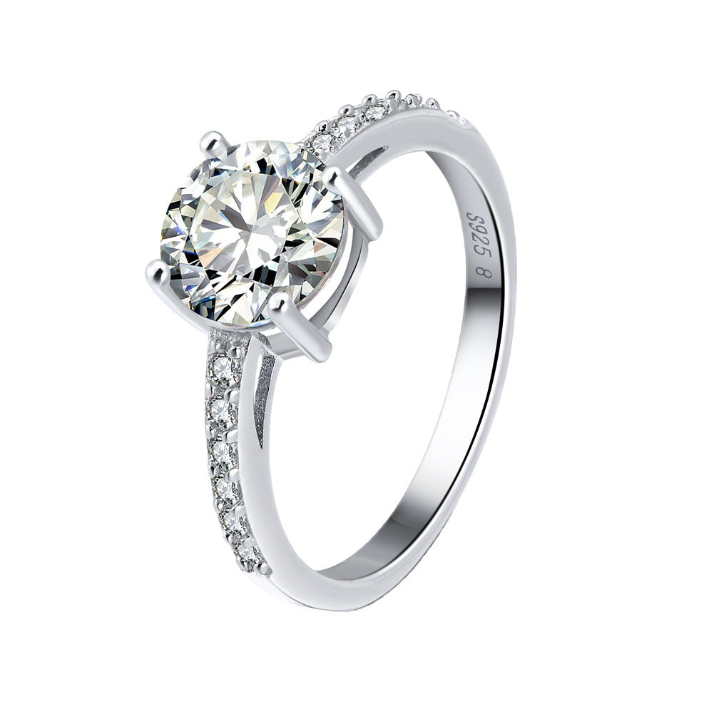 Bague en argent sterling S925 diamant RINNTIN Corée