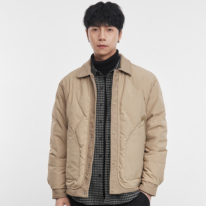 Lightweight Down Jacket Men's Coat Wide