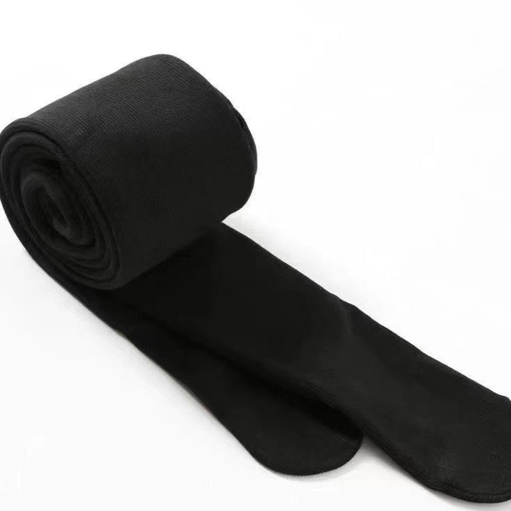 Autumn And Winter Suet Base High Waist Cotton Vertical Stripes Pantyhose