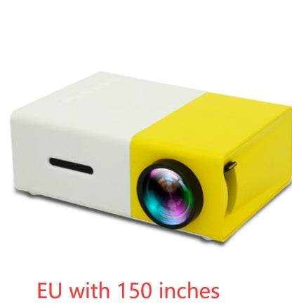 Portable Projector 3D Hd Led Home Theater Cinema HDMI-compatible Usb Audio Projector Yg300 Mini Projector null