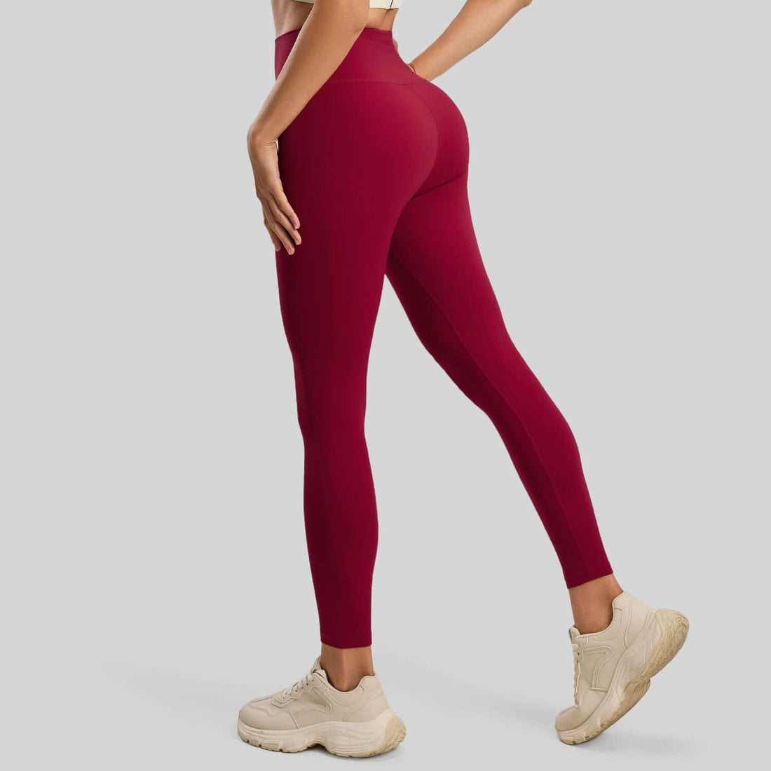 New Double-sided Bare-feel Yoga Pantsno Awkwardness