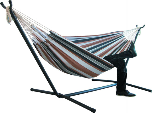 Canvas camping hammock null