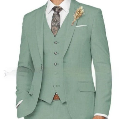 Men's Suit Set Three-piece Casual
