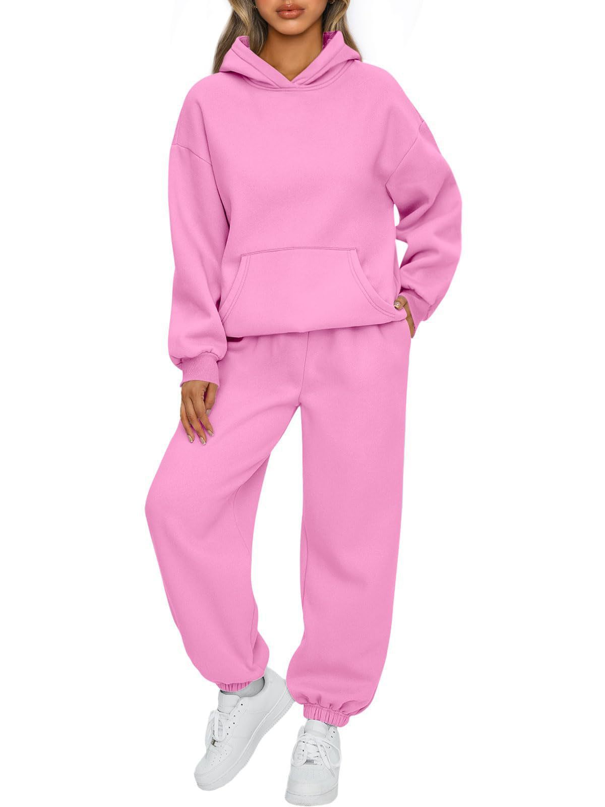 Autumn And Winter New Women's Casual Hooded Sportswear Long Pajama Set null