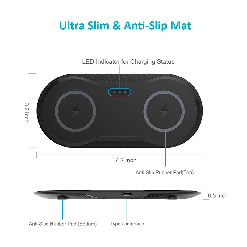 Wireless Charger Dual Mobile Phone Charger null