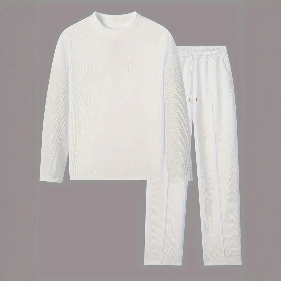 Mens Basic Minimalist Solid-Color Suit