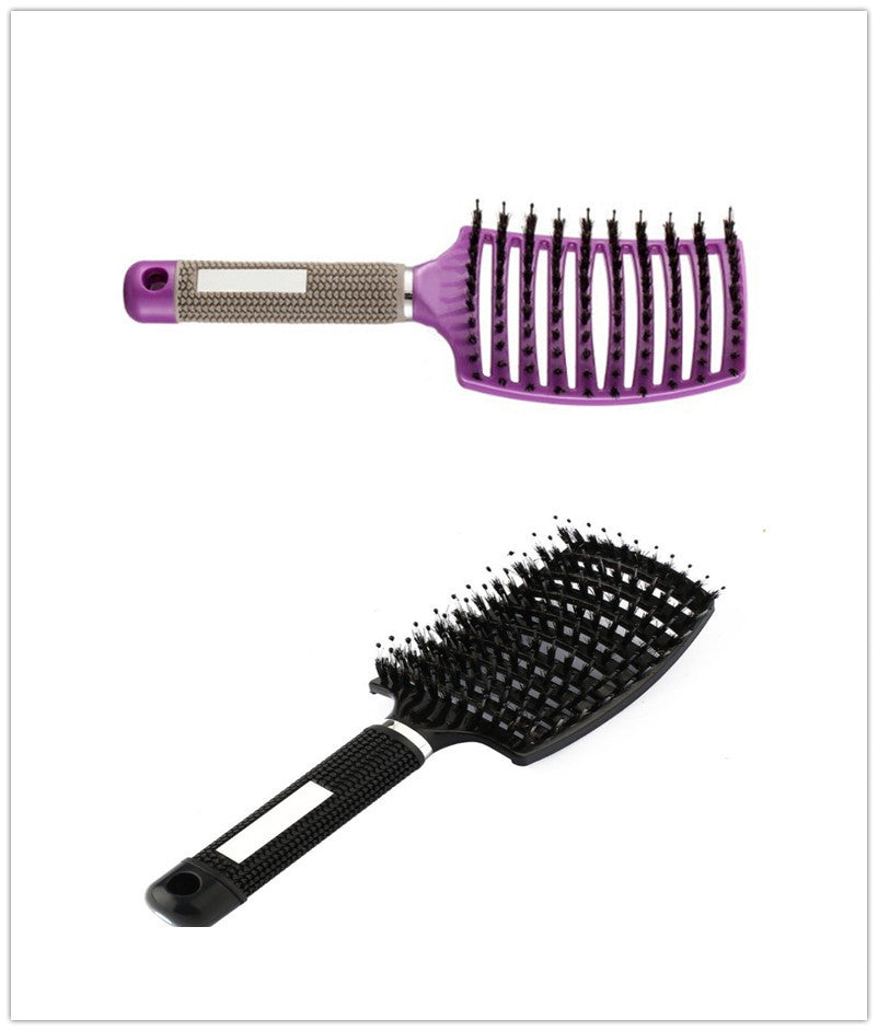 Hairbrush Anti Klit Brushy Haarborstel Women Detangler Hair Brush Bristle Nylon Scalp Massage  Teaser Hair Brush Comb null