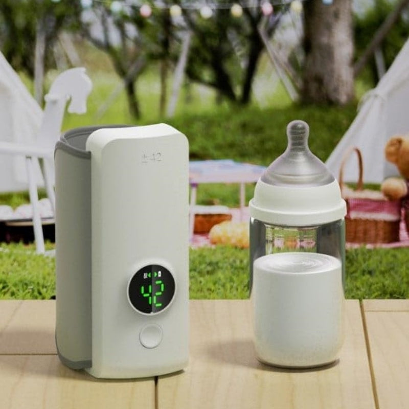 Portable Wireless Rechargeable Baby Bottle Warmer USB Charging And Heating Bag Portable Constant Temperature Milk Warmer Universal Bottle Insulation Sleeve null