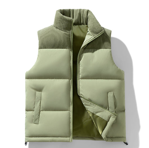New Men's Color Blocked Vest For Autumn And Winter