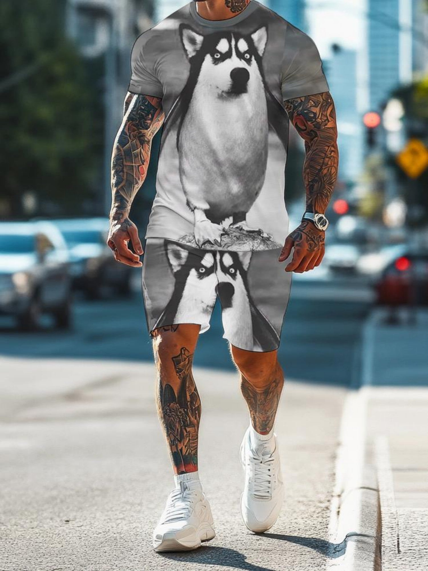 Japanese Site Men's Casual Sports Suit