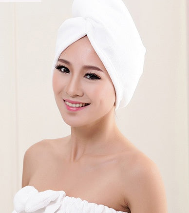 Women's Hair Dryer Cap, Absorbent Dry Hair Towel null