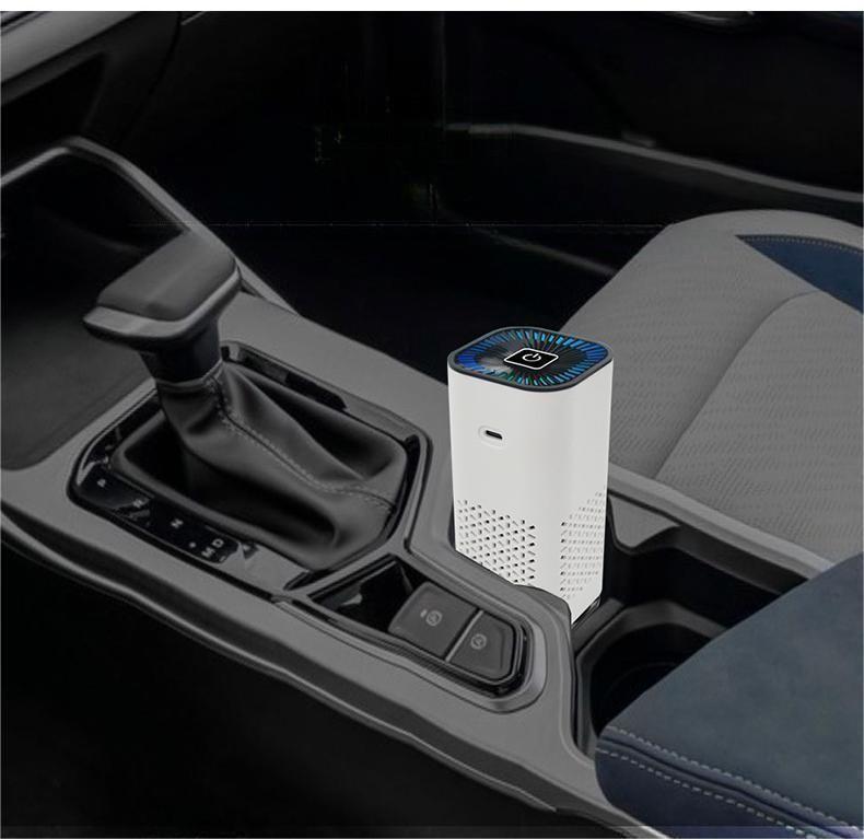 Car Air Purifier Portable Negative Ion Generator Remove Formaldehyde Dust Smoke Air Freshen Washer For Home Car null