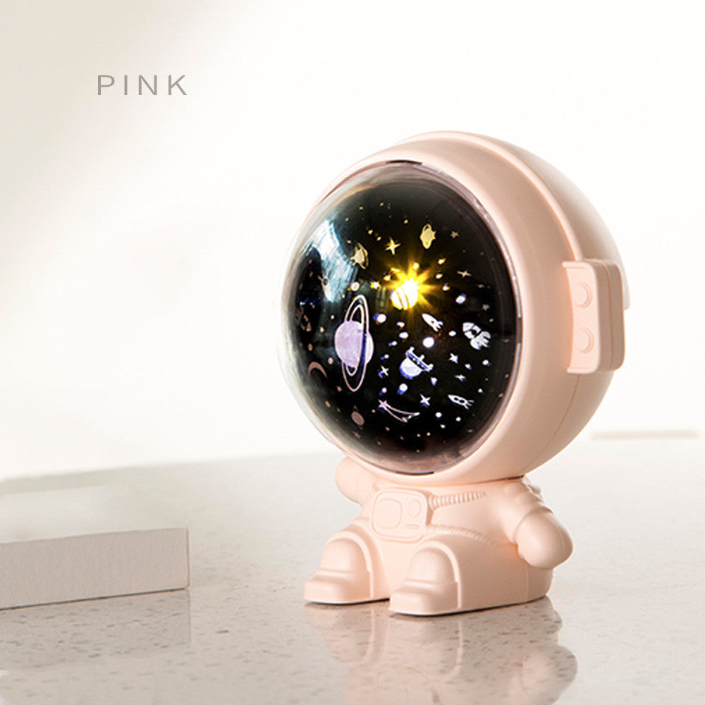 Galaxy Star Projector Starry Sky Night Light Astronaut Lamp Room Decr Gift Child Kids Baby Christmas Spaceman Projection null