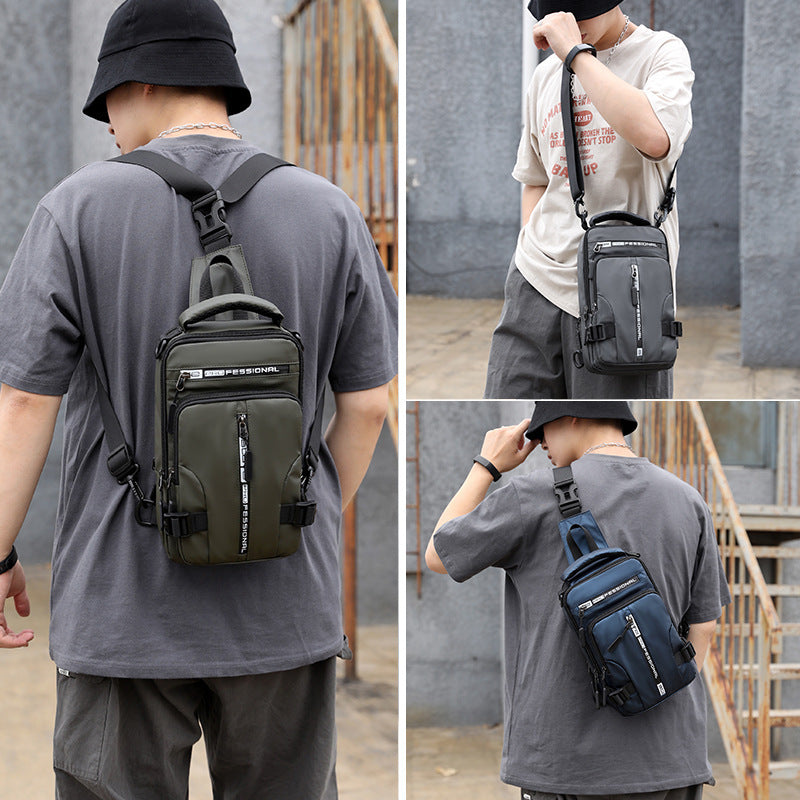 Crossbody Bags Men Multifunctional Backpack Shoulder Chest Bags null