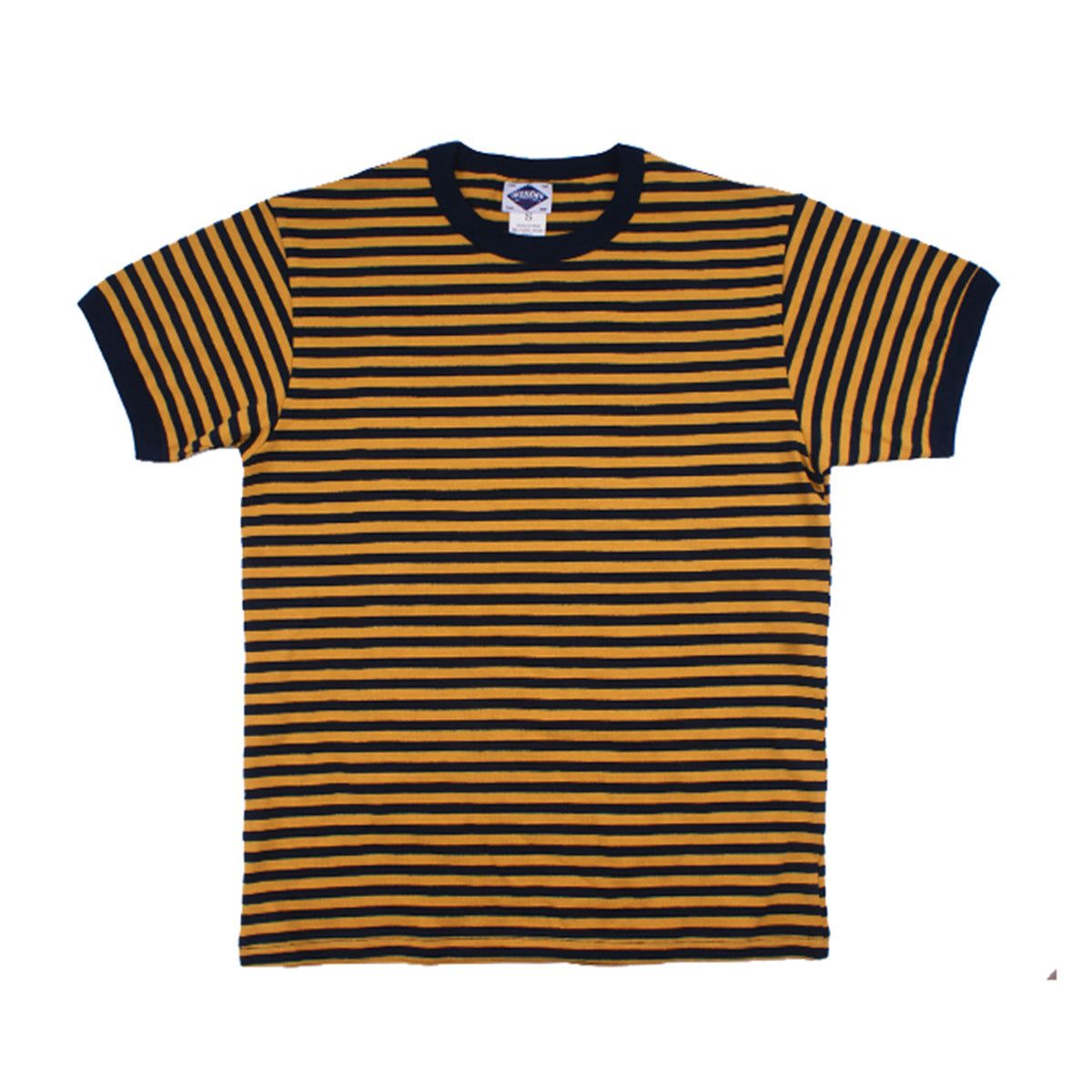 Round Neck Striped Men's Short-sleeved T-shirt