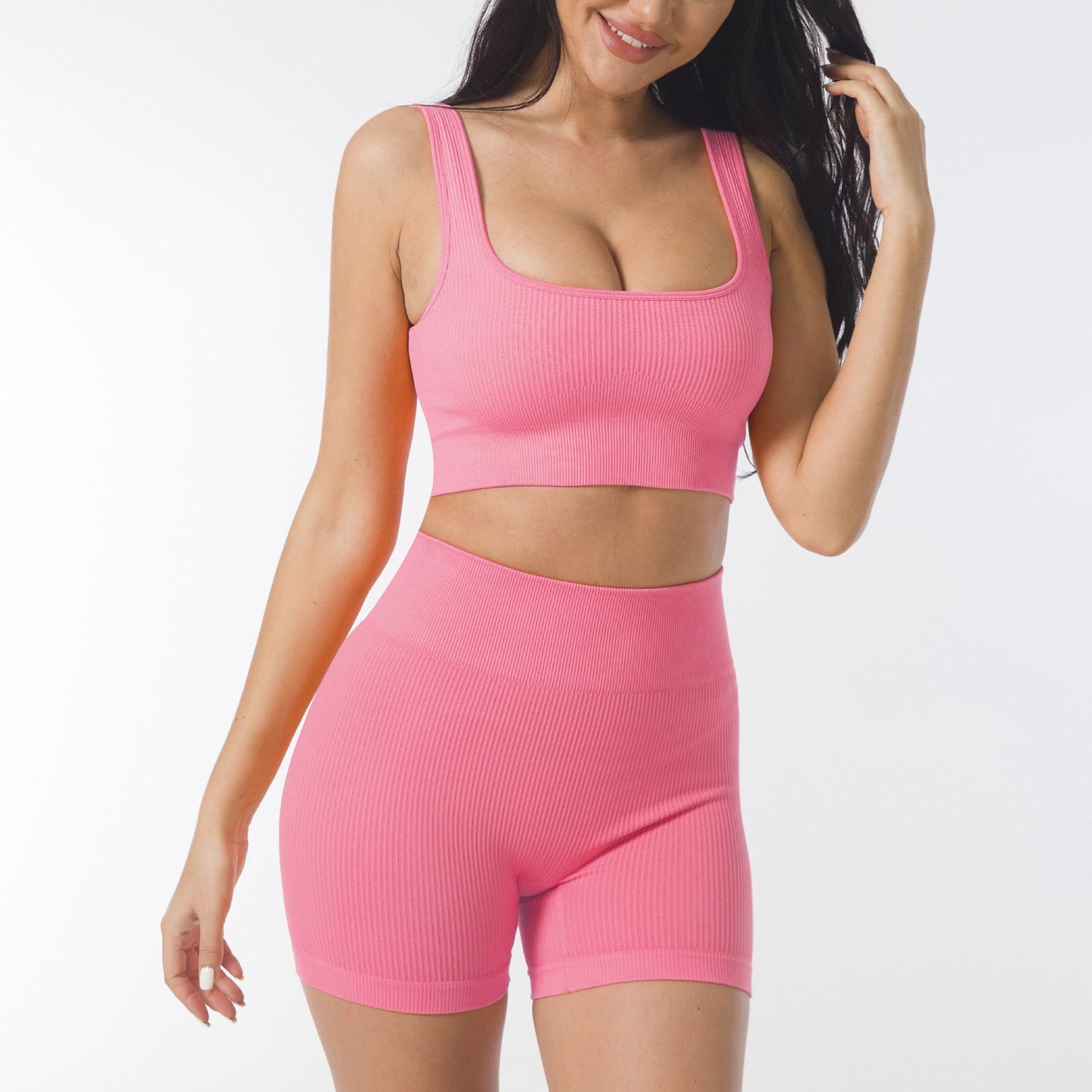 Women's Fashion Thread Sports And Fitness Yoga Clothing Set null