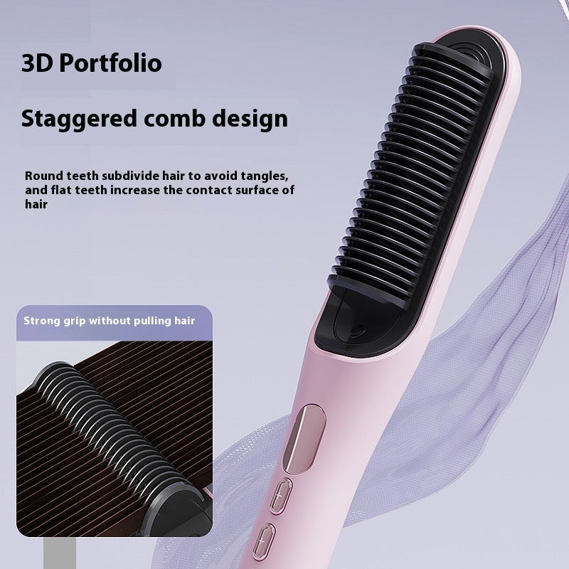 Household Hair Straightener LCD Display Multi-gear Temperature Adjustment Hair Curler null