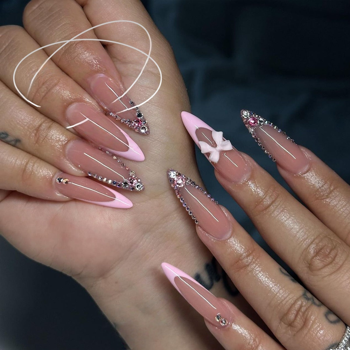 Nail Tip Finished Wearable Short Square