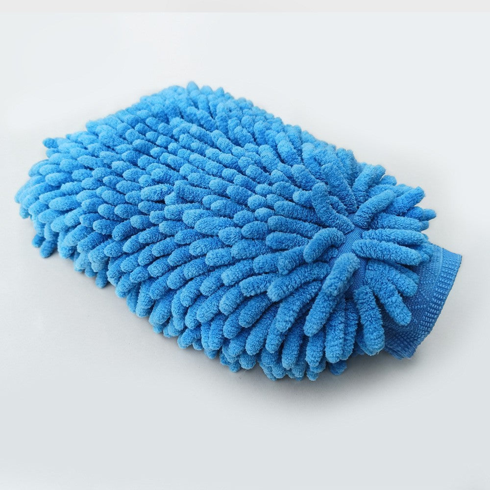 Chenille Coral Car Foaming Gloves Household Cleaning null