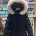 New Winter Short Detachable Padded Fur-collar Insulated Coat