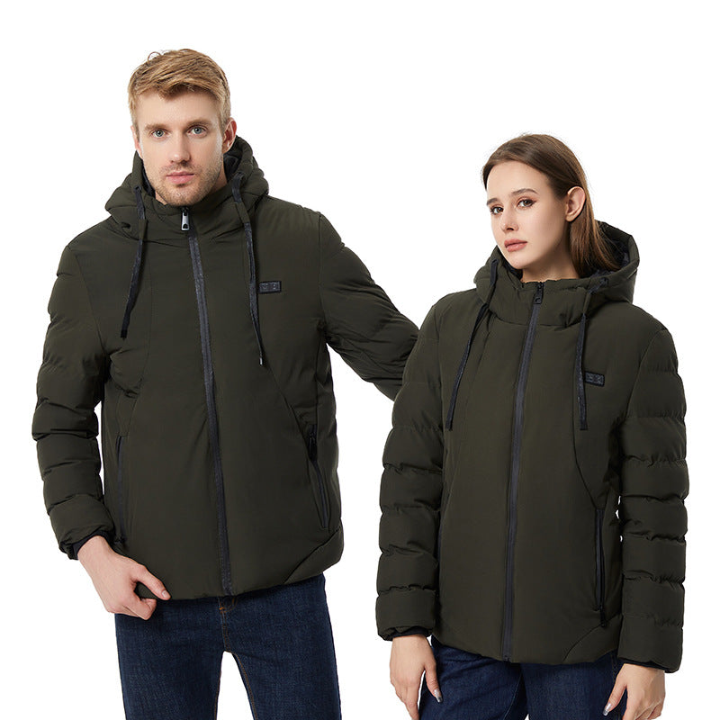 Winter Coat Thickened Outdoor Couple Intelligent Heating