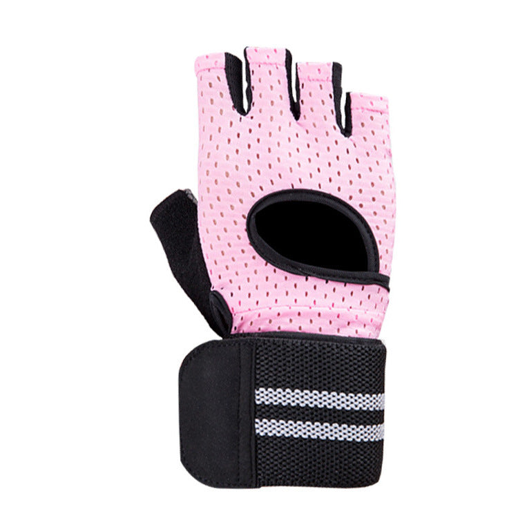 Men's And Women's Sports Fitness Gloves Men's And Women's Half-finger null