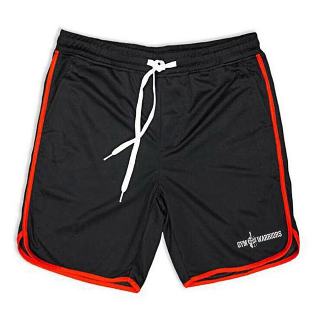 Summer Brand Mesh Quick Dry Fitness Shorts Men Gym Knee null