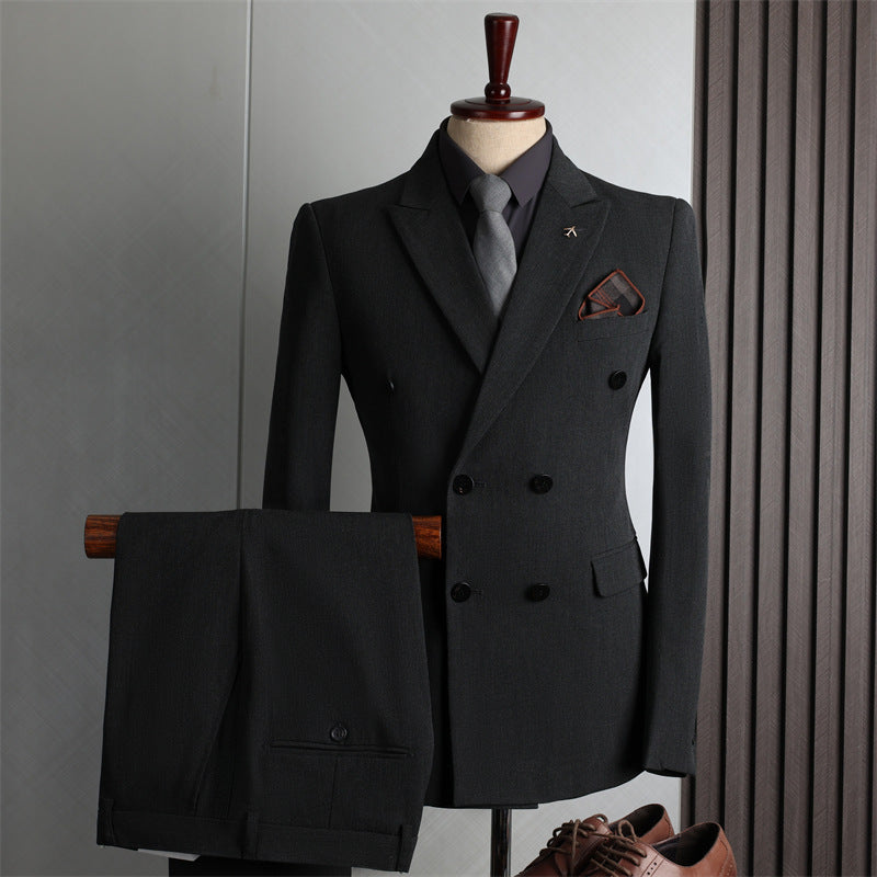 Double Row Suit Men's Fashion null