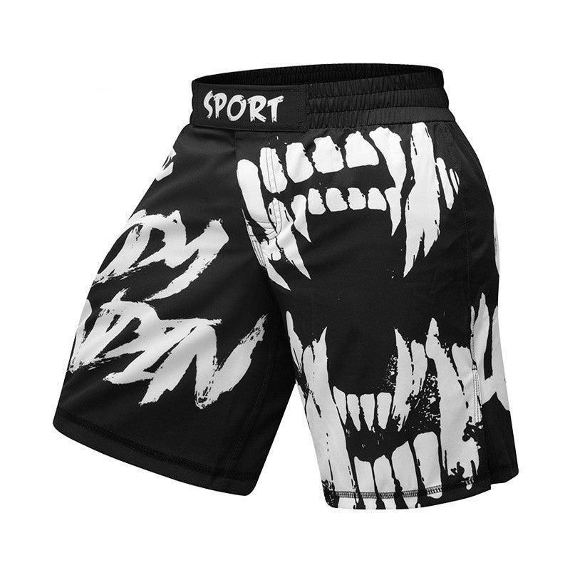 Men's Gym Jiu Jitsu Sanda Shorts null