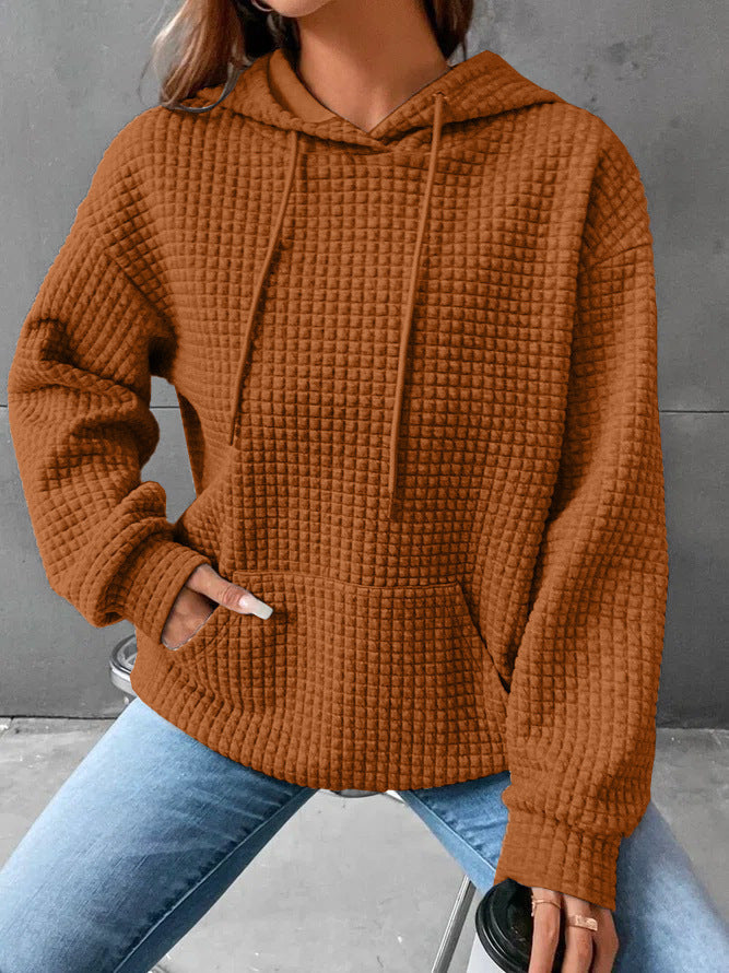 Women's Loose Casual Solid Color Long-sleeved Sweater null