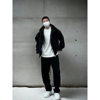 Thickened Casual Sportswear Set For Men Loose Fitting Hooded Jacket And Matching Pantstwo Piece Set