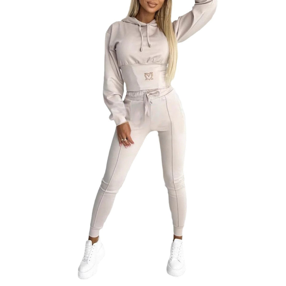 Women's Waist Girdle Sports Hooded Suit null