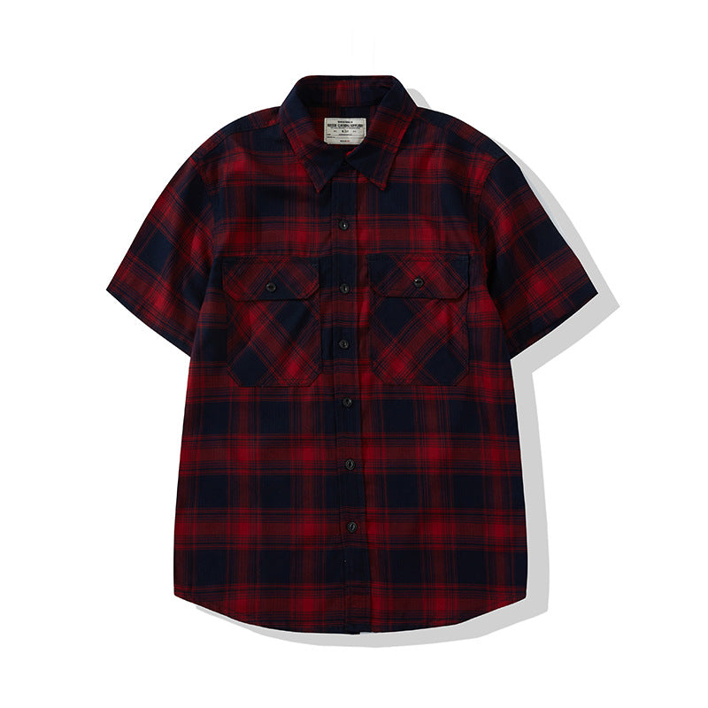 Men's All-match Casual Plaid Shirt