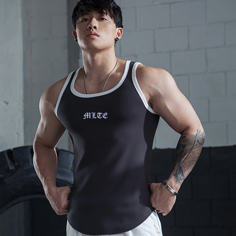 Men's Casual Exercise Sleeveless I-shaped Vest