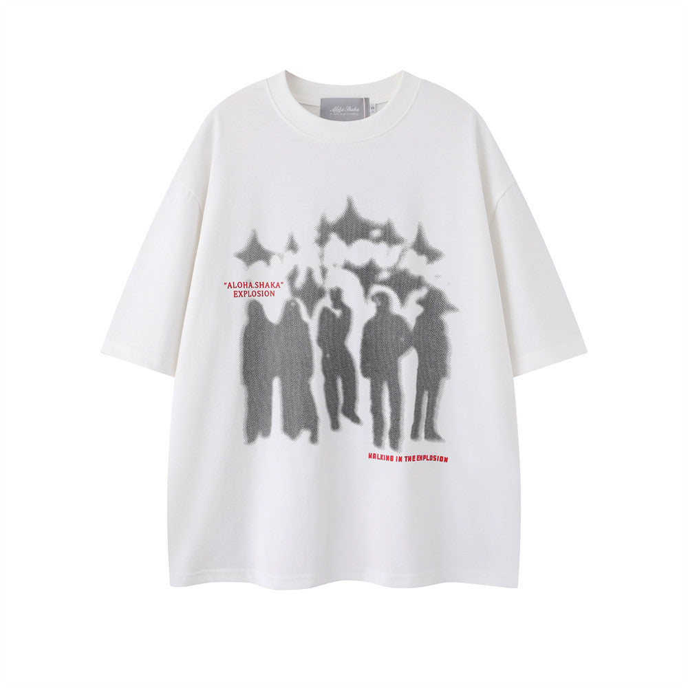 Men's Printed Short-sleeved T-shirt