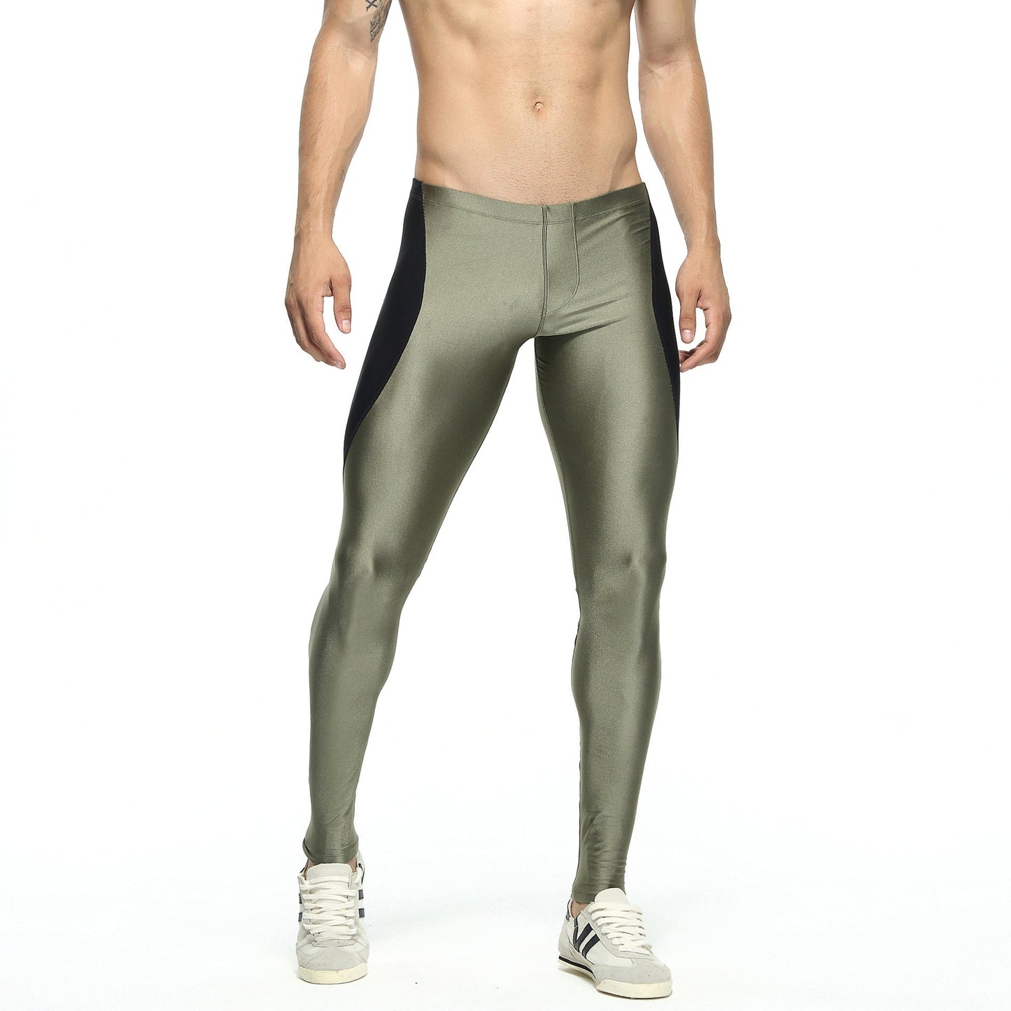 Nylon Men's Gym Pants Ninth null