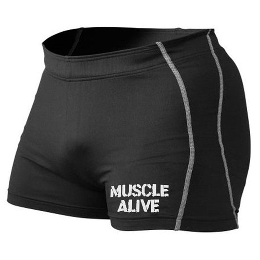 Tight Men Gym Shorts Bodybuilding null