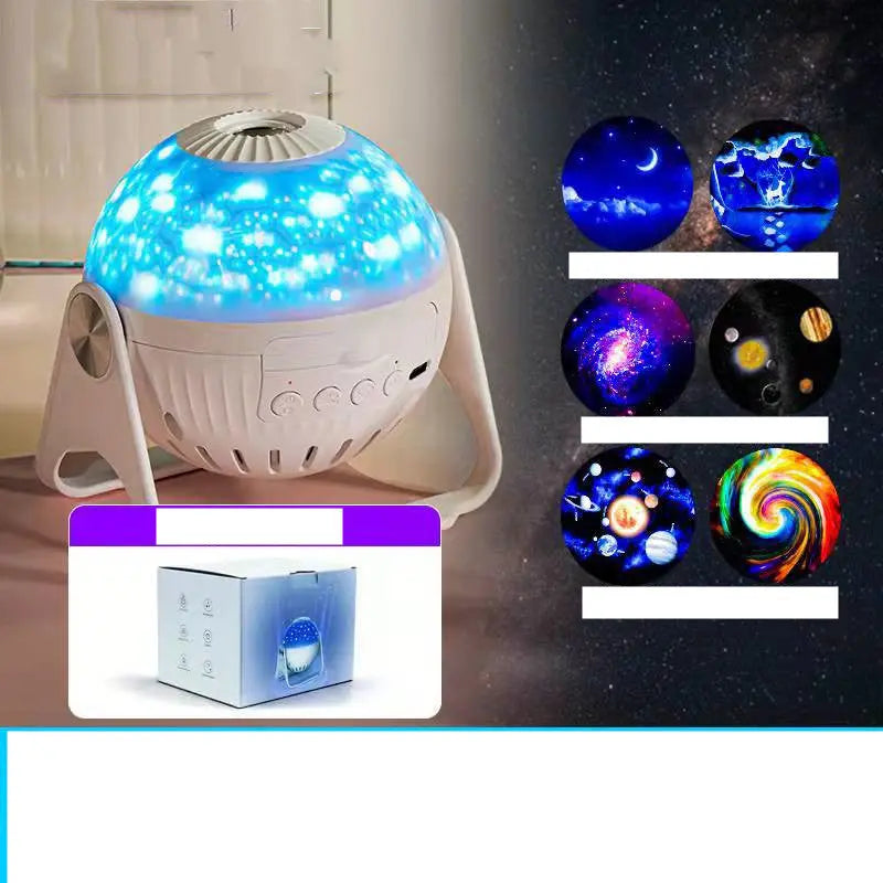 Galaxy Projector Starry Sky Projection Bedroom Bedside Decoration Night Light null