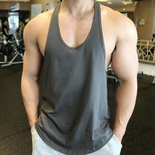 Fashion Personality Fitness Vest Clothes For Men null