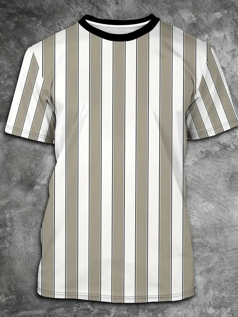 Men's Carnival Fashion Striped T-shirt
