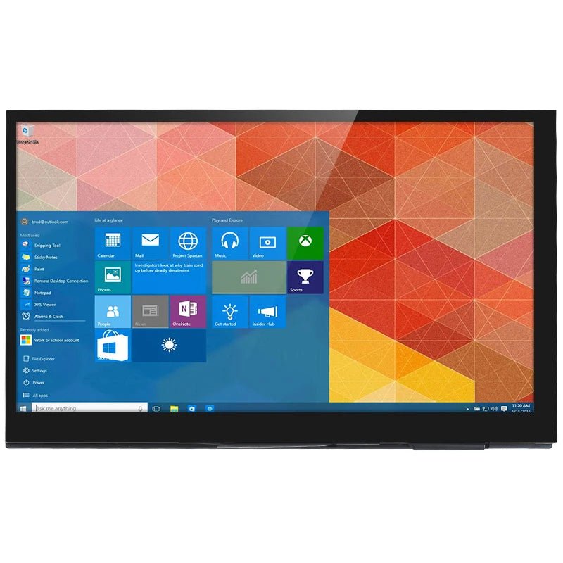 7 Inch Portable Display IPS LCD Capacitive Touch Screen 1024x600 Monitor Optional Speakers for Raspberry Pi 5 4B 3B+ Laptop PC Without Speaker 7 Inch Portable Display IPS LCD Capacitive Touch Screen 1024x600 Monitor Optional Speakers for Raspberry Pi 5 4B 3B+ Laptop PC - shop_name