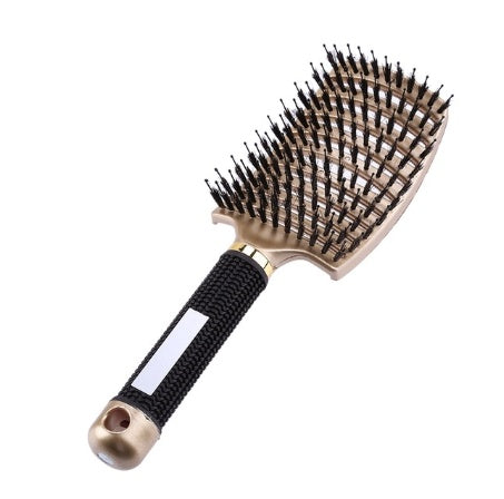 Hairbrush Anti Klit Brushy Haarborstel Women Detangler Hair Brush Bristle Nylon Scalp Massage  Teaser Hair Brush Comb null