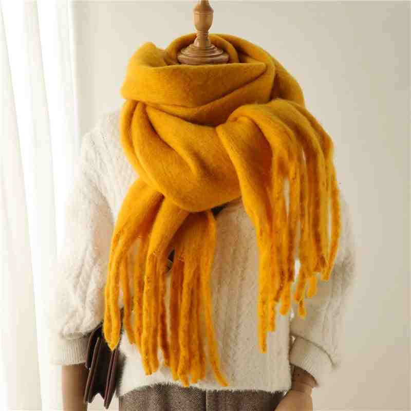 Women's Winter Scarves Cashmere Keep Warm null